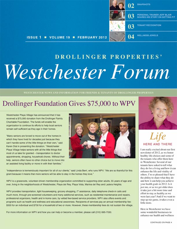 Westchester Forum February 2012